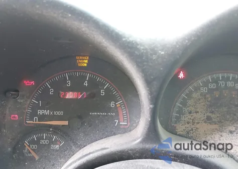 2003 Pontiac Grand Am Gt z USA, uszkodzony, nr VIN 1G2NW52E63C315290